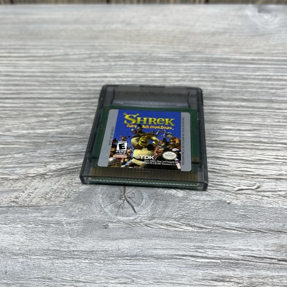 Shrek Fairy Tale Freakdown Nintendo Game Boy Color Cartridge Only Tested Working